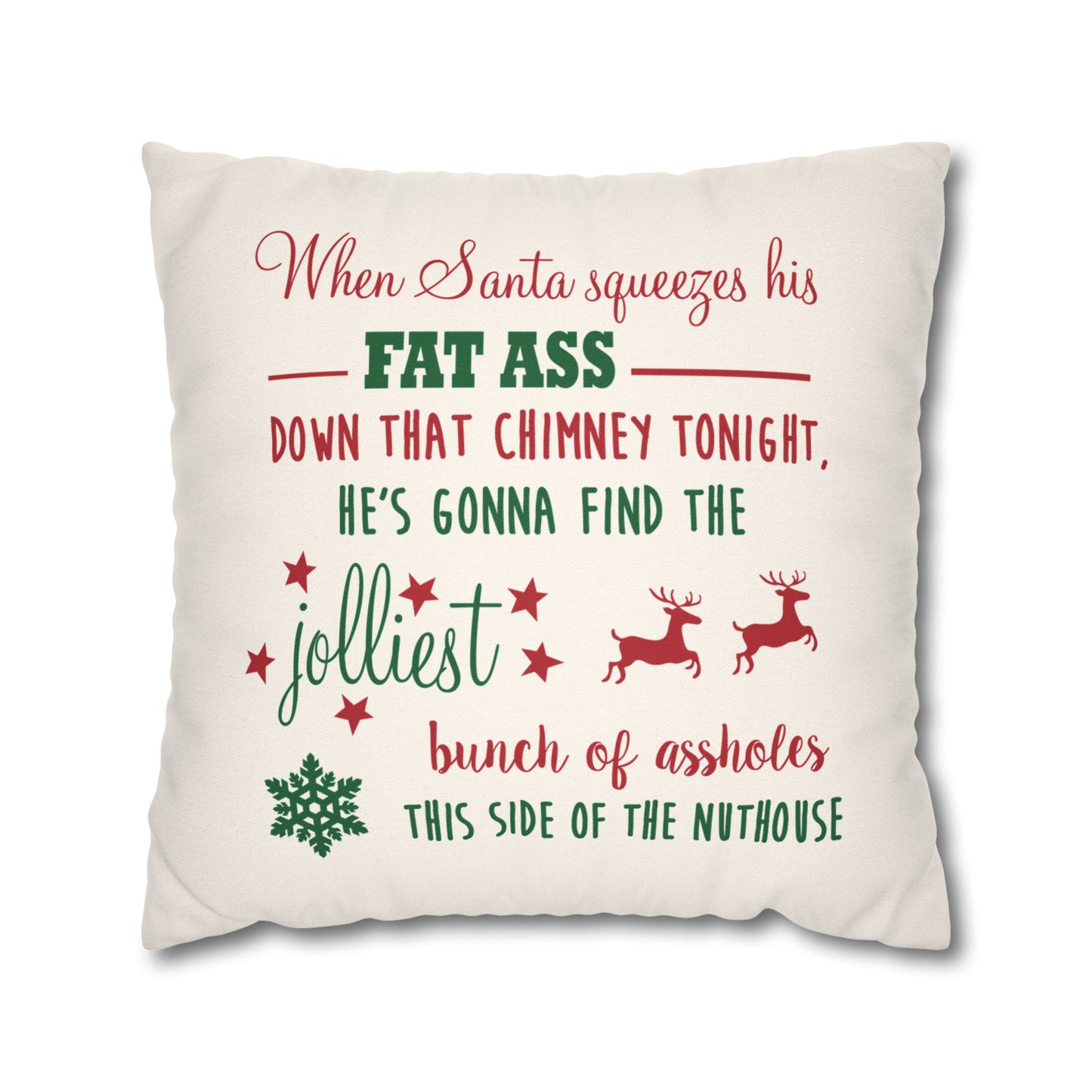 National Lampoons Christmas Pillow Cover Quote