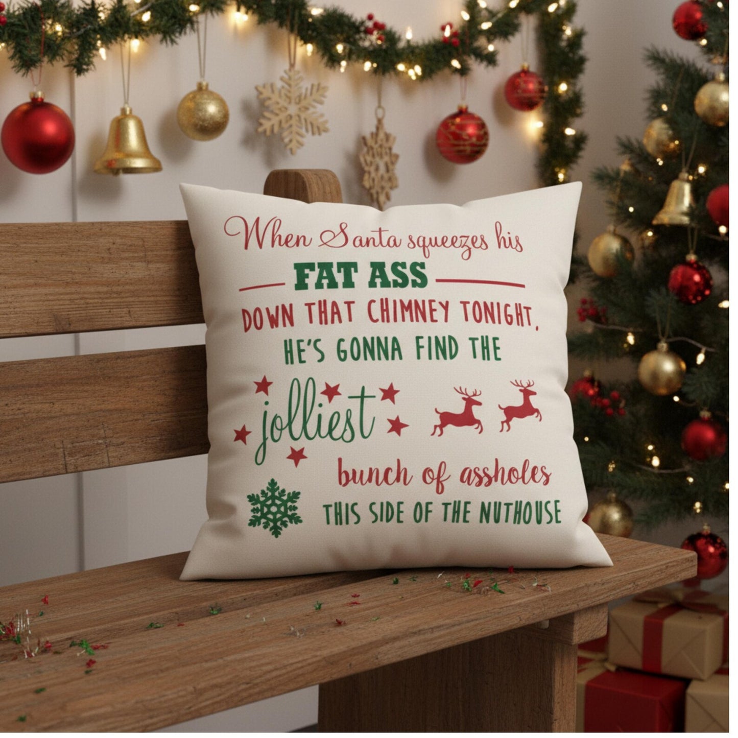 National Lampoons Christmas Pillow Cover Quote